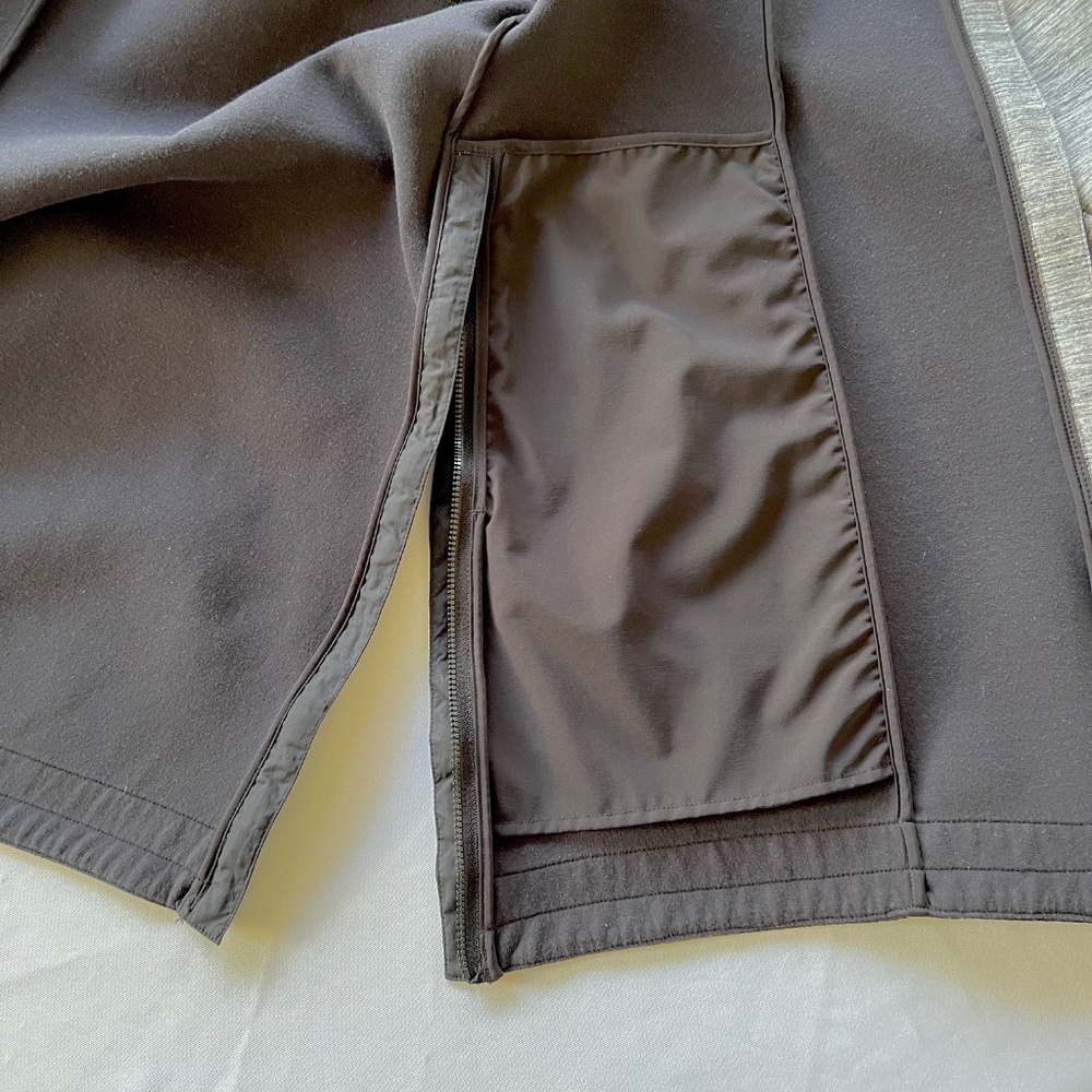 Lululemon Pick Your Path Hooded Jacket Gray Black Size 12 - Picture 11 of 16